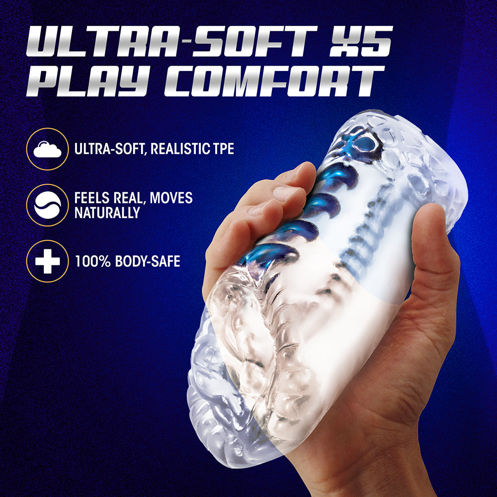 M for Men Snatch Vagina Stroker Clear