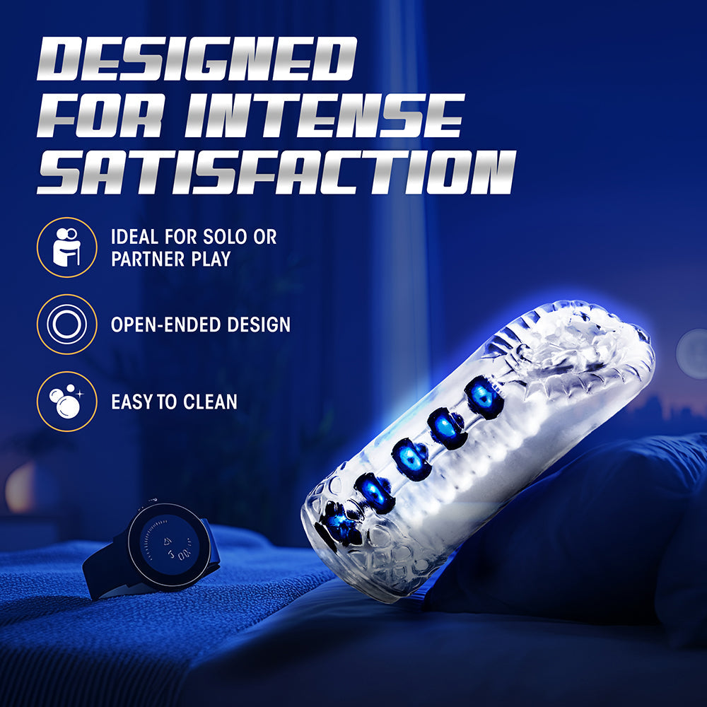 M for Men Snatch Vagina Stroker Clear