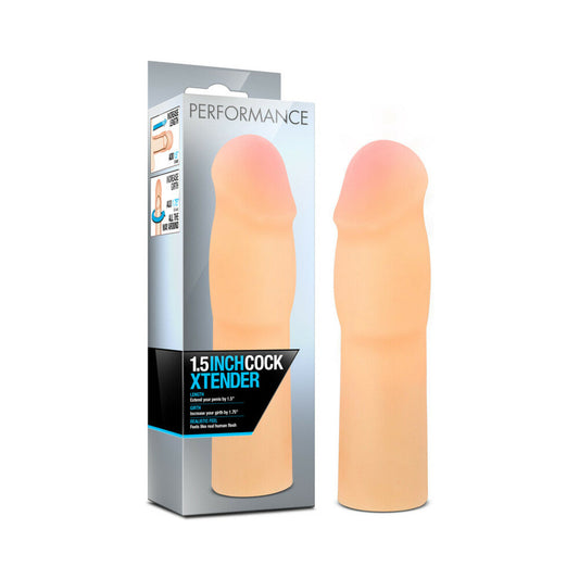 Blush Performance 1.5 in. Cock Xtender Penis Extender Sleeve Beige