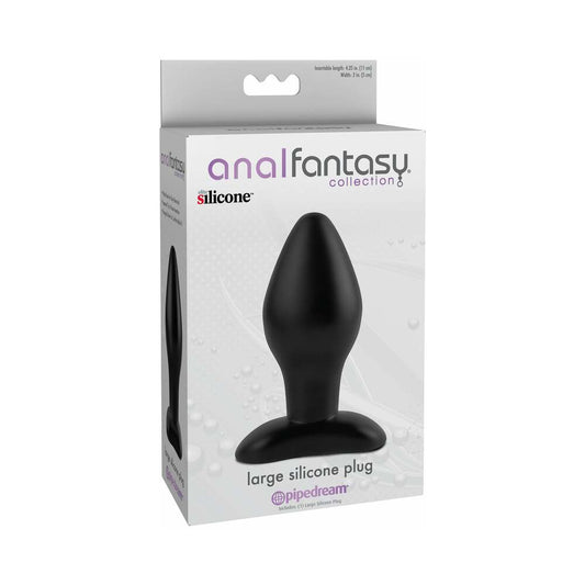 Pipedream Anal Fantasy Collection Large Silicone Plug Black