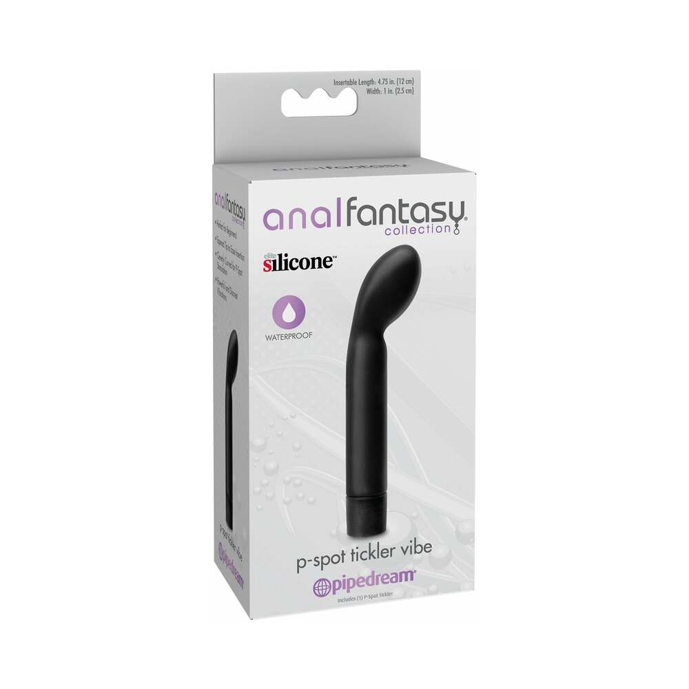 Pipedream Anal Fantasy Collection Silicone P-Spot Tickler Vibe Black