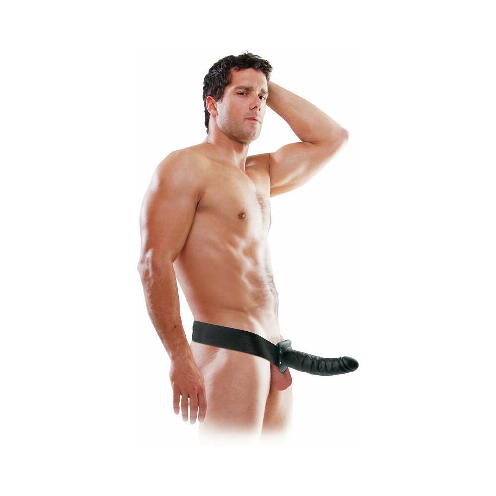 Fetish Fantasy Series 8 in. Hollow Strap-On Black
