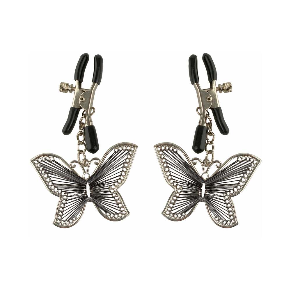 FF Butterfly Nipple Clamps Silver