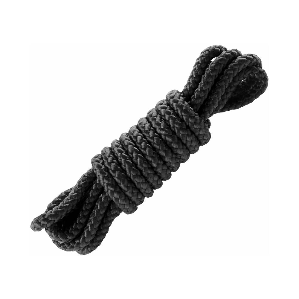 Fetish Fantasy Series Mini Silk Rope 1.8 m / 6 ft. Black