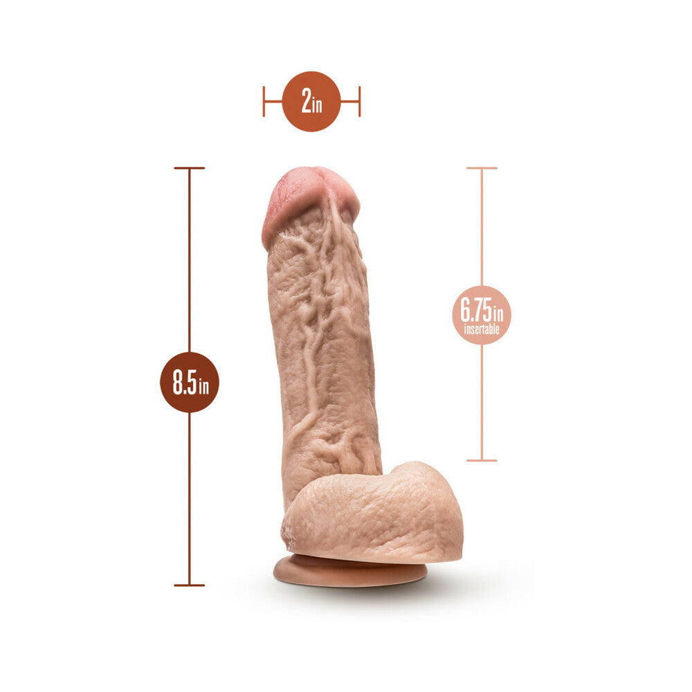 Hung Rider Trigger 8.5in Dildo Beige