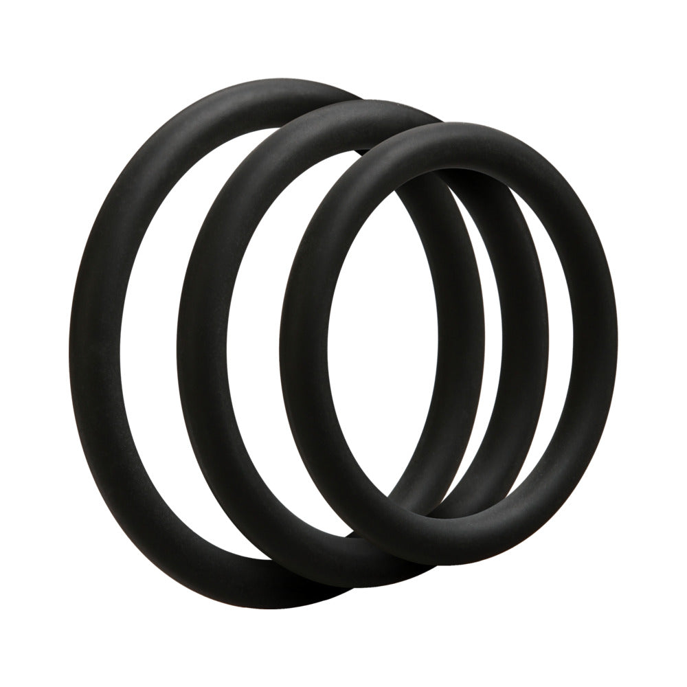 OptiMALE – 3 C-Ring Set – Thin Black