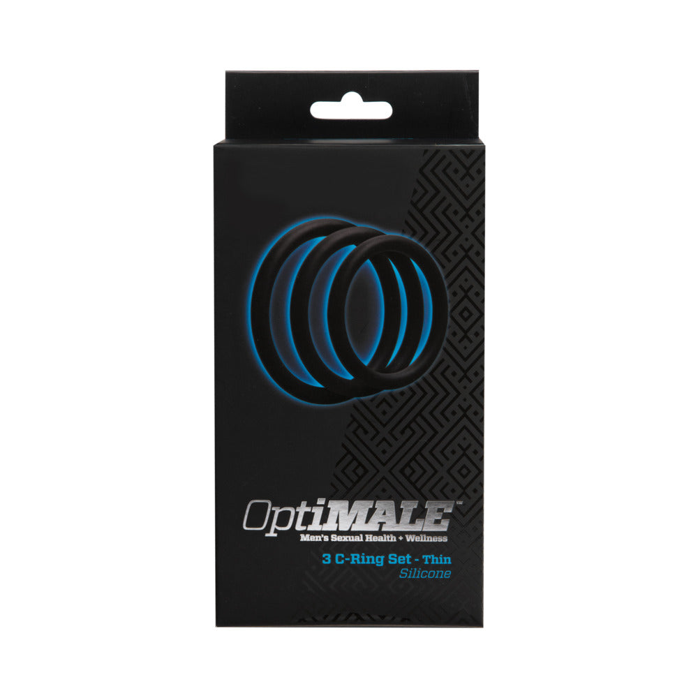 OptiMALE – 3 C-Ring Set – Thin Black