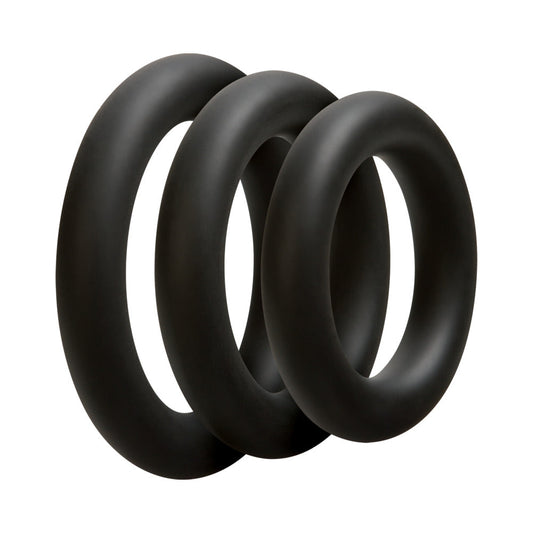 OptiMALE – 3 C-Ring Set – Thick Black