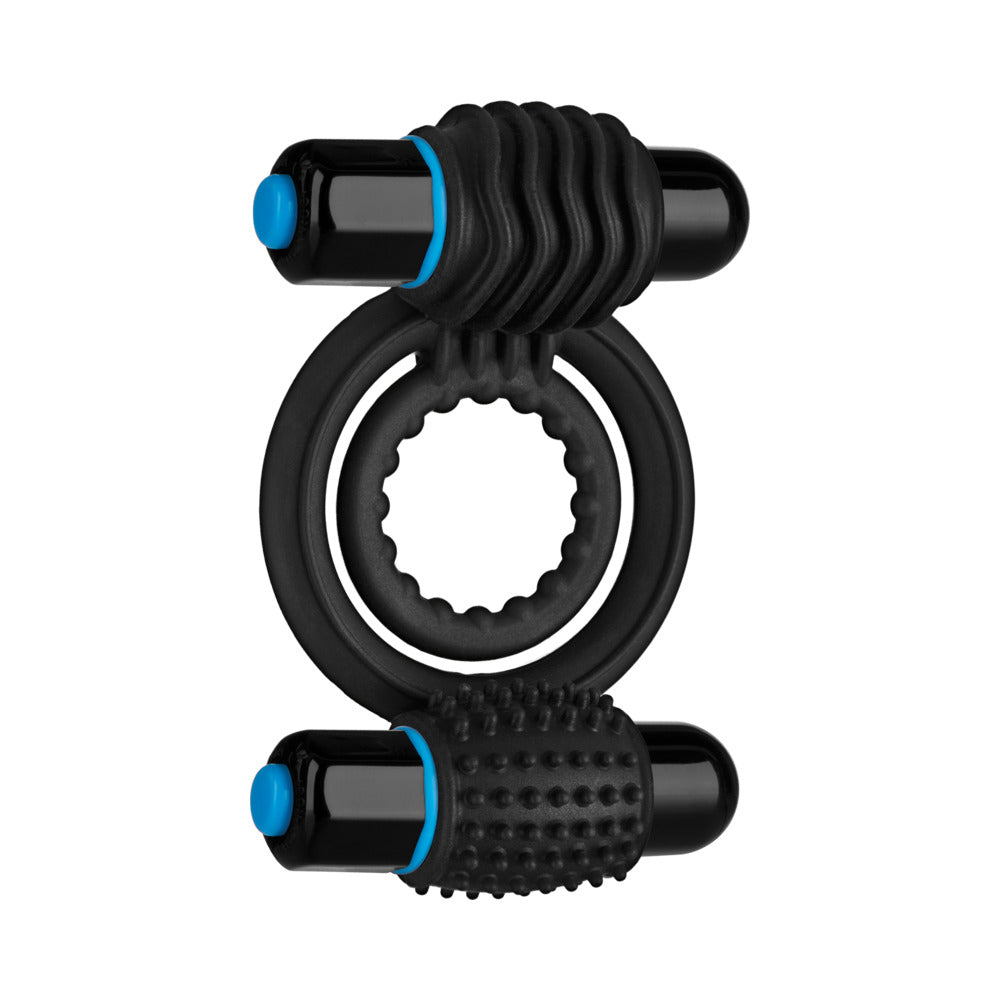 OptiMALE – Vibrating Double C-Ring Black