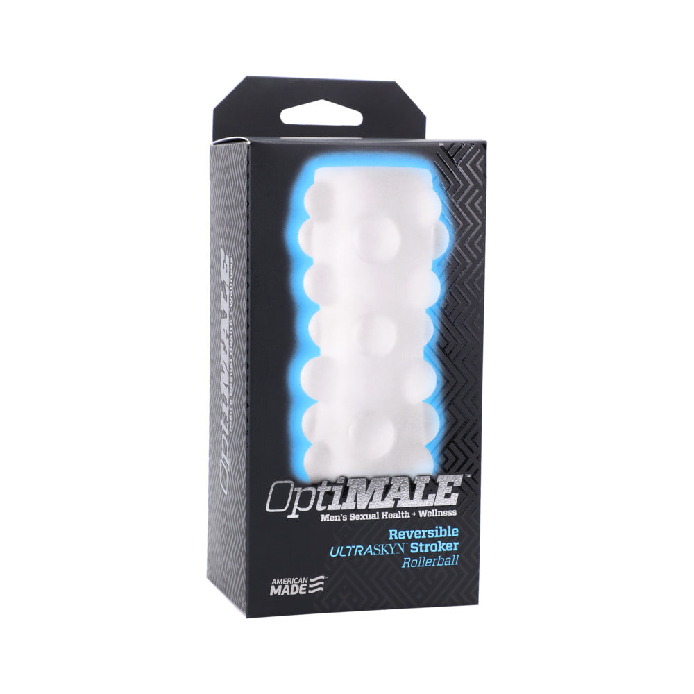 OptiMALE – Reversible UR3 Stroker – Rollerball Clear