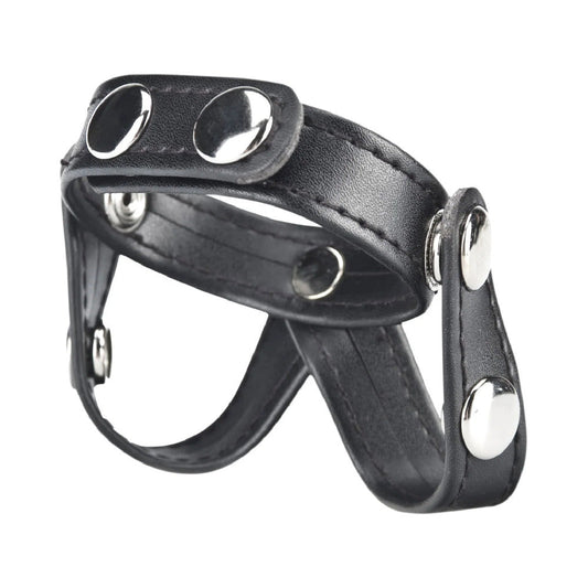 CB Gear V-style Cock Ring w/Ball Divider