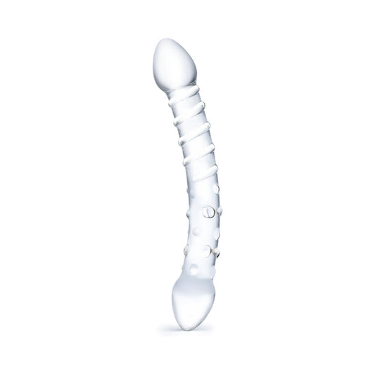 Glas 10in Double Trouble Glass Dildo