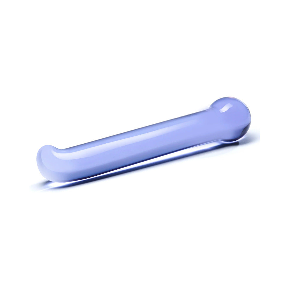 Glas 6.75in Purple G-Spot Tickler Dildo