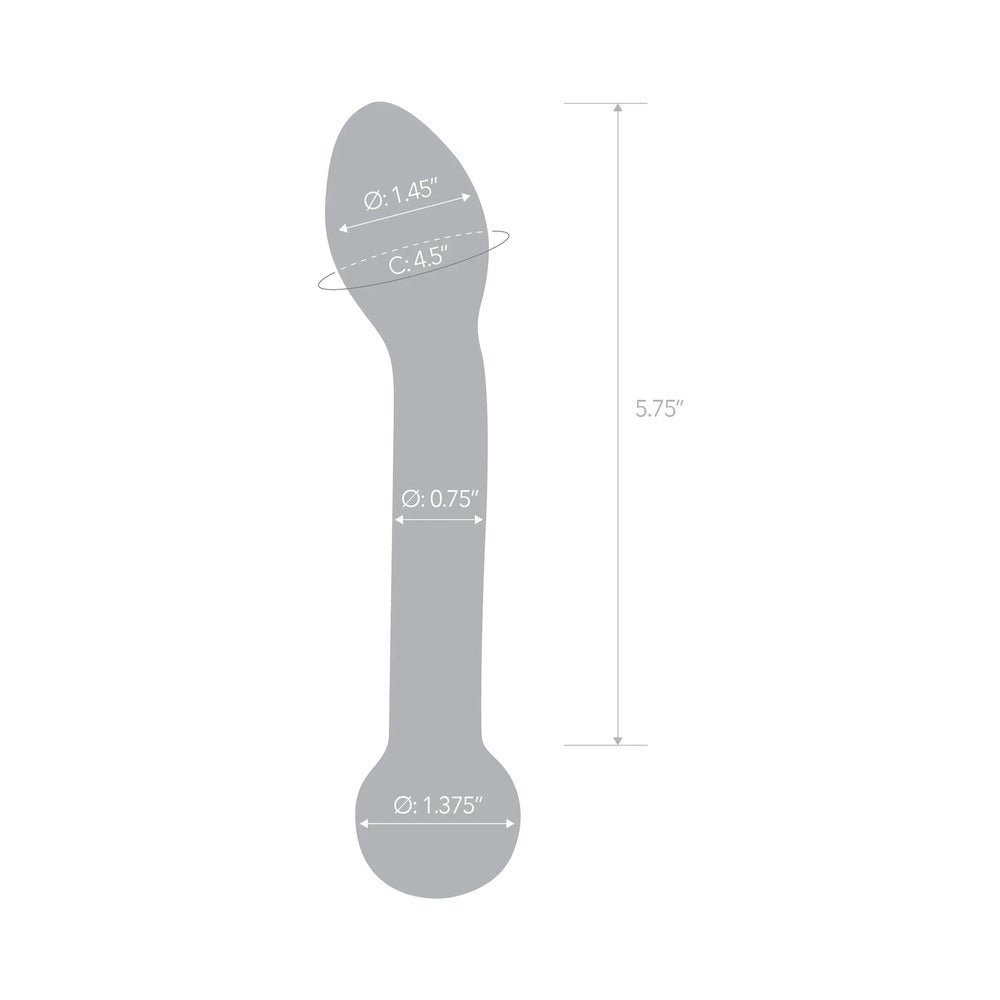 Glas 7in Honey Dripper Anal Slider Dildo