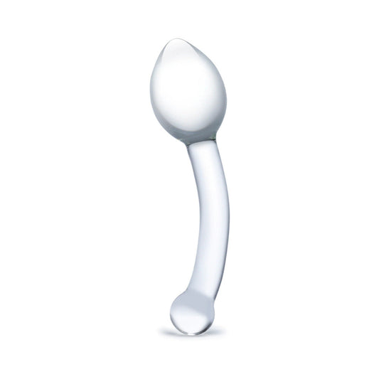 Glas 8in Pure Indulgence AnalSlide Dildo