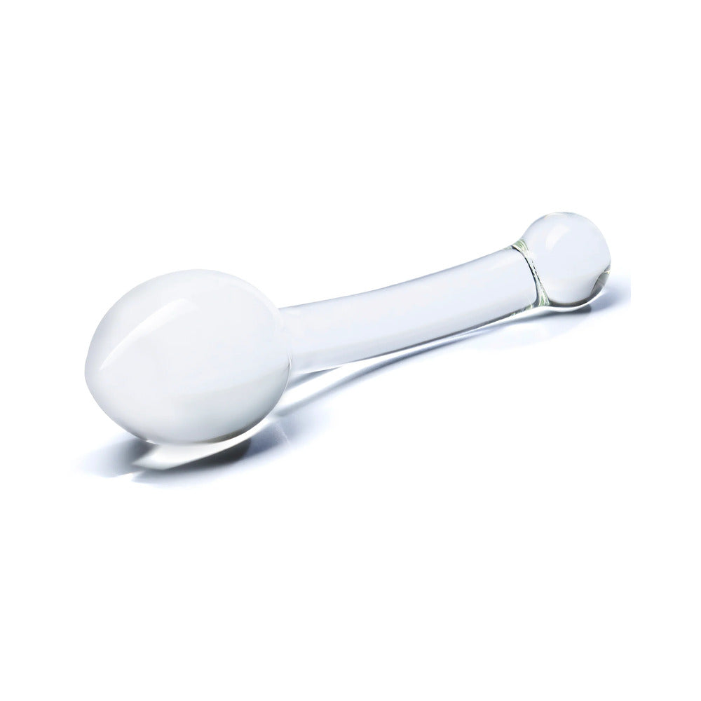 Glas 8in Pure Indulgence AnalSlide Dildo