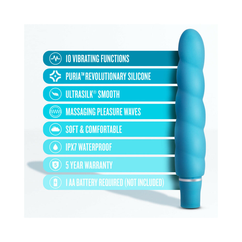 Luxe Anastasia Slimline Vibrator Aqua