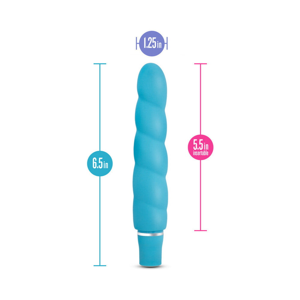 Luxe Anastasia Slimline Vibrator Aqua