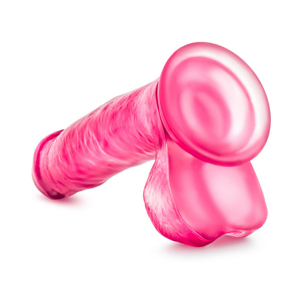 B Yours Sweet n Hard 1 Dildo 7in Pink