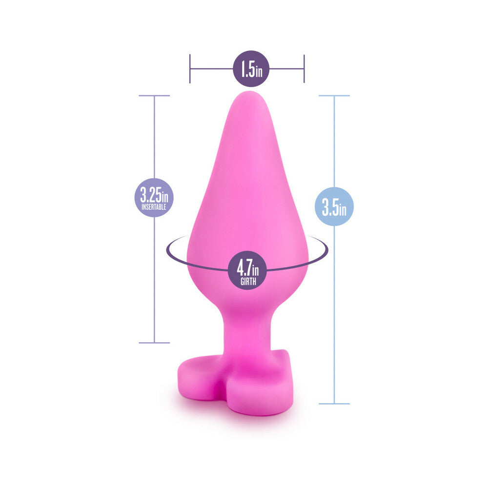 Play with Me Naughty Candy Hearts 'Be Mine' Anal Plug Pink