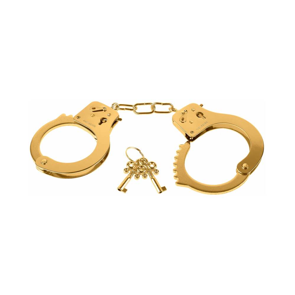 FF Gold Metal Cuffs Quick-Release Gold