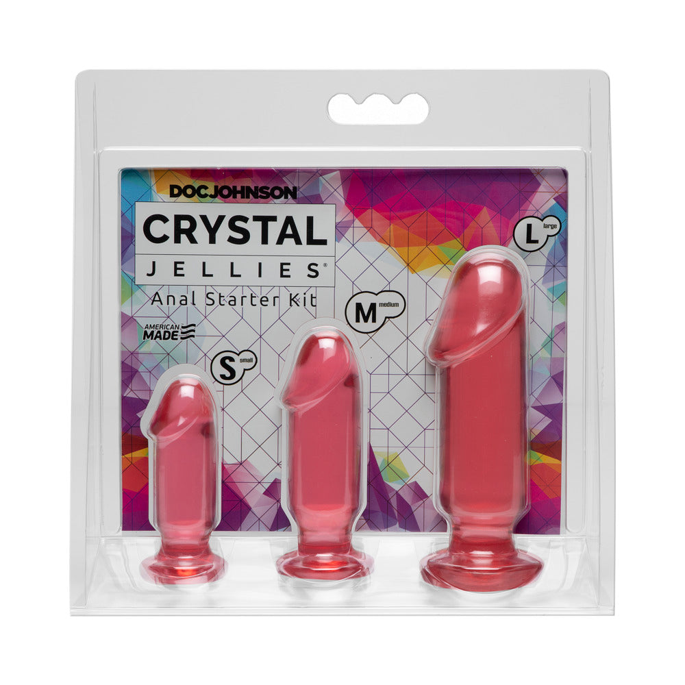 Crystal Jellies – Anal Starter Kit Pink