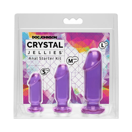 Crystal Jellies – Anal Starter Kit Purple