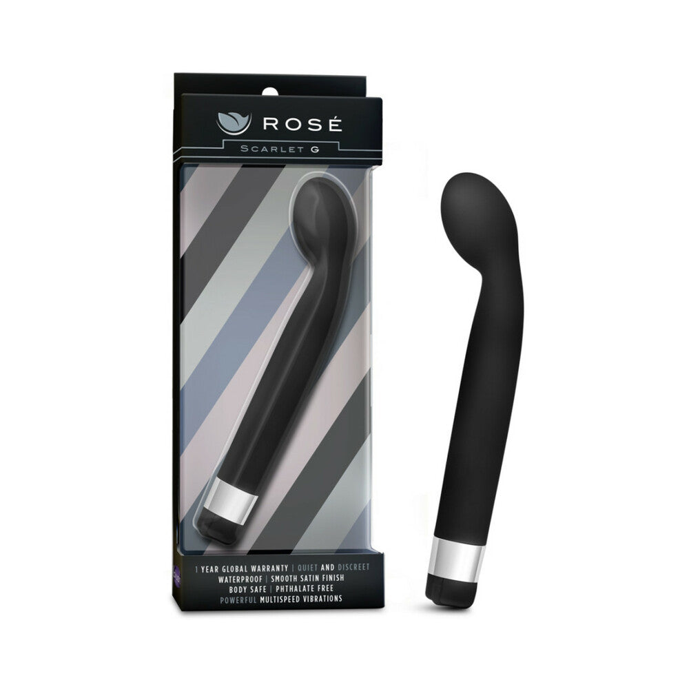 Blush Rose Scarlet G Slimline G-Spot Vibrator Black