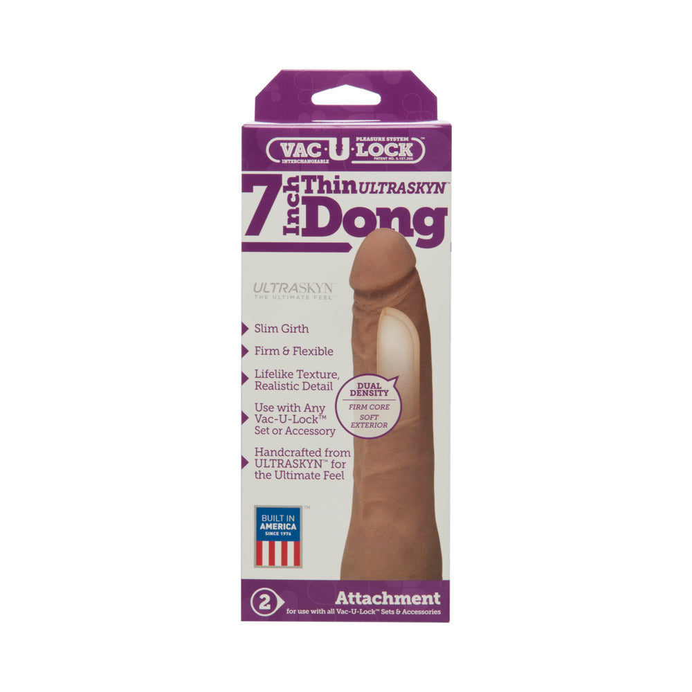 Vac-U-Lock- 7in Thin Dong ULTRASK Brown