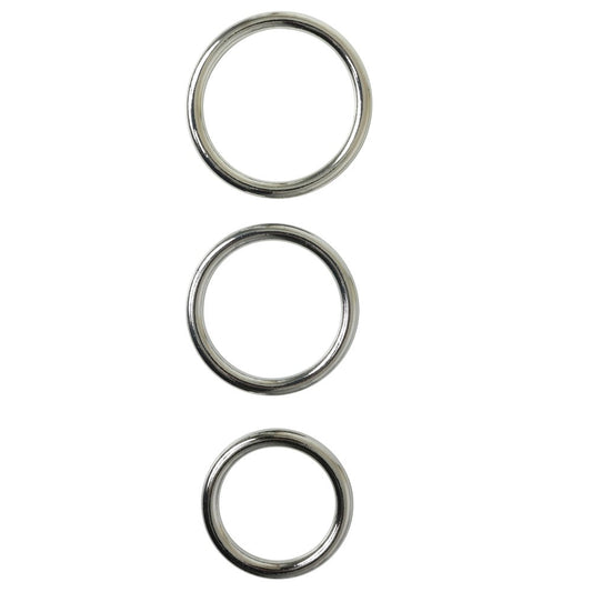 SS Metal O-Ring 3pk Silver