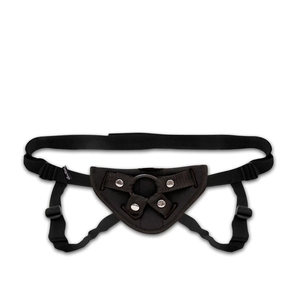 Lux Fetish Neoprene Strap-On Harness Blk