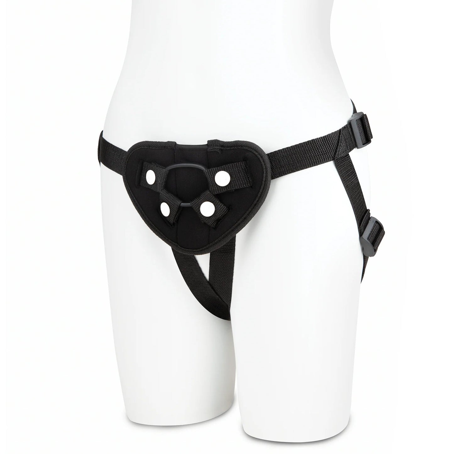 Lux Fetish Neoprene Strap-On Harness Blk