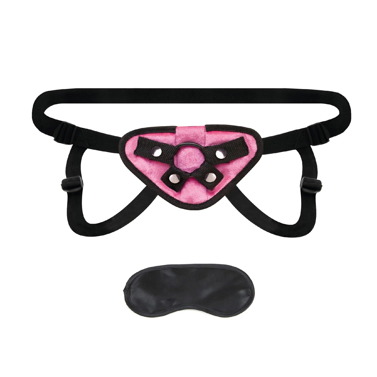 Lux Fetish Neoprene Strap-On Harness Pnk