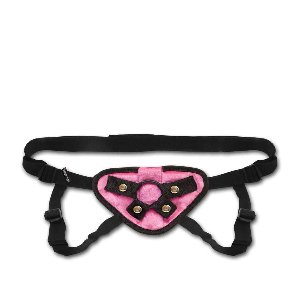 Lux Fetish Neoprene Strap-On Harness Pnk