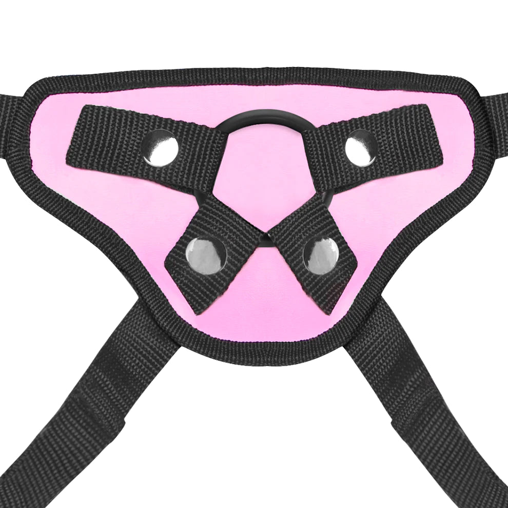 Lux Fetish Pretty in Pink Strap-On Harn