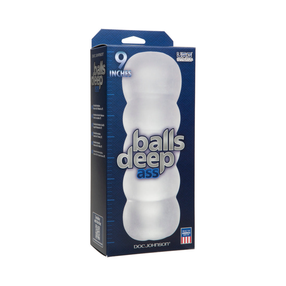 Balls Deep - 9in Stroker - Ass Frost