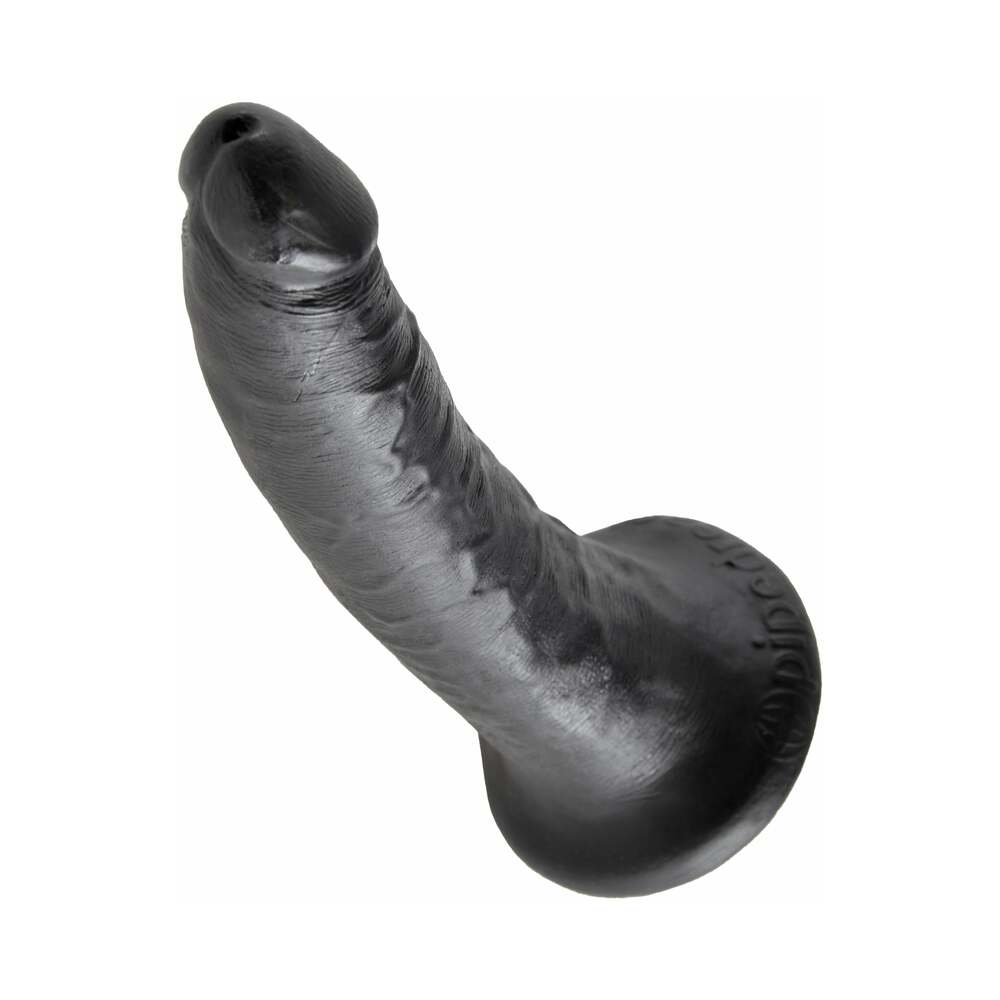 King Cock 7in Cock w/ Suction Cup Black