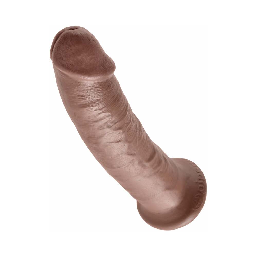 King Cock 9in Cock w/ Suction Cup Brown