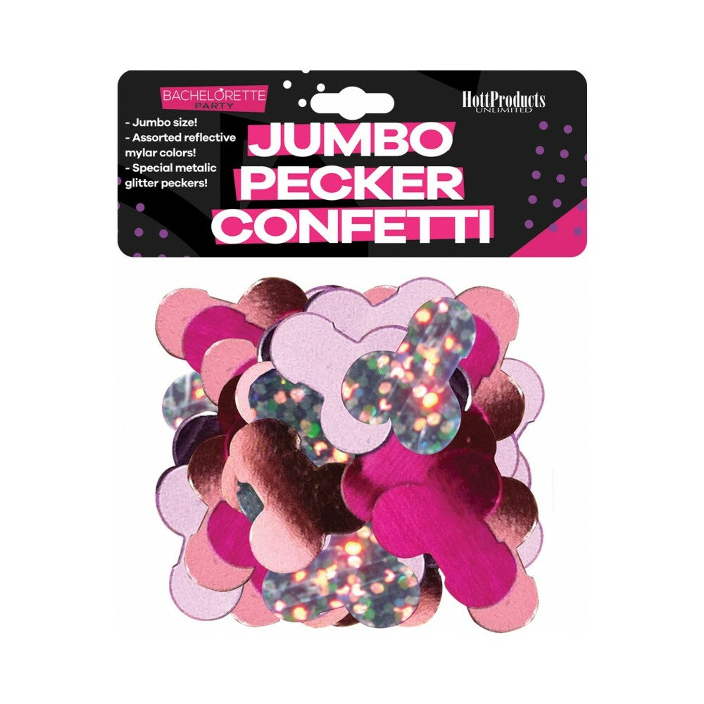 Jumbo Mylar Pecker Party Confetti