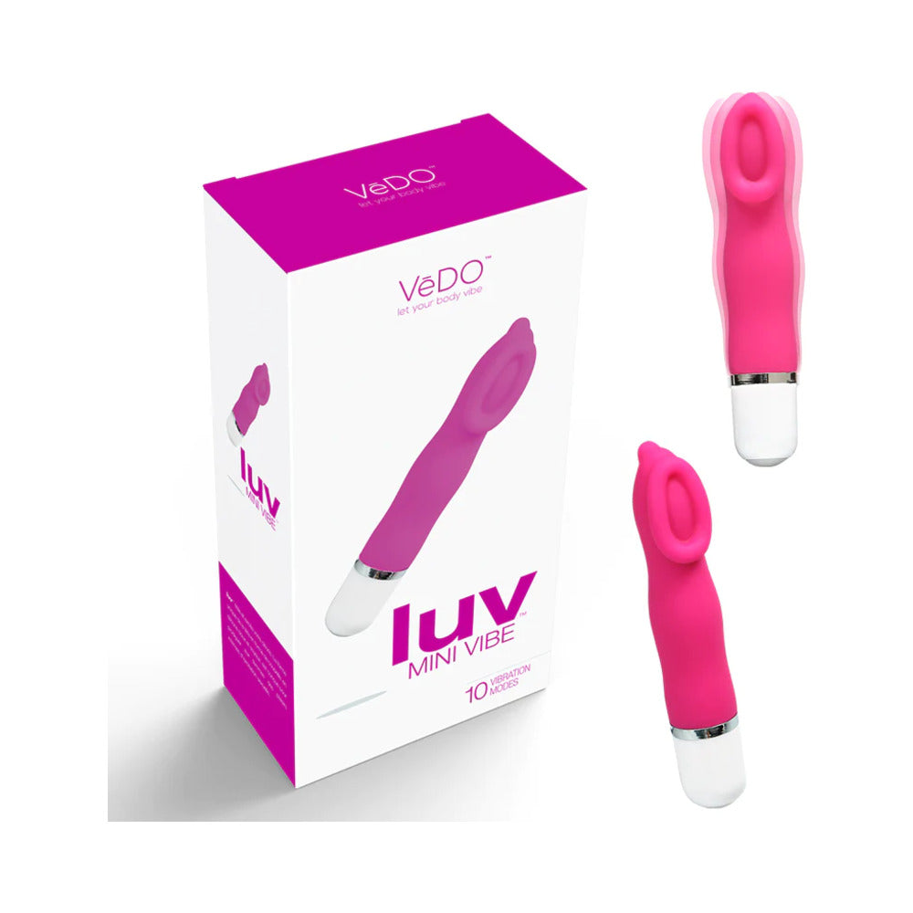 VeDO Luv Mini Vibe Hot In Bed Pink