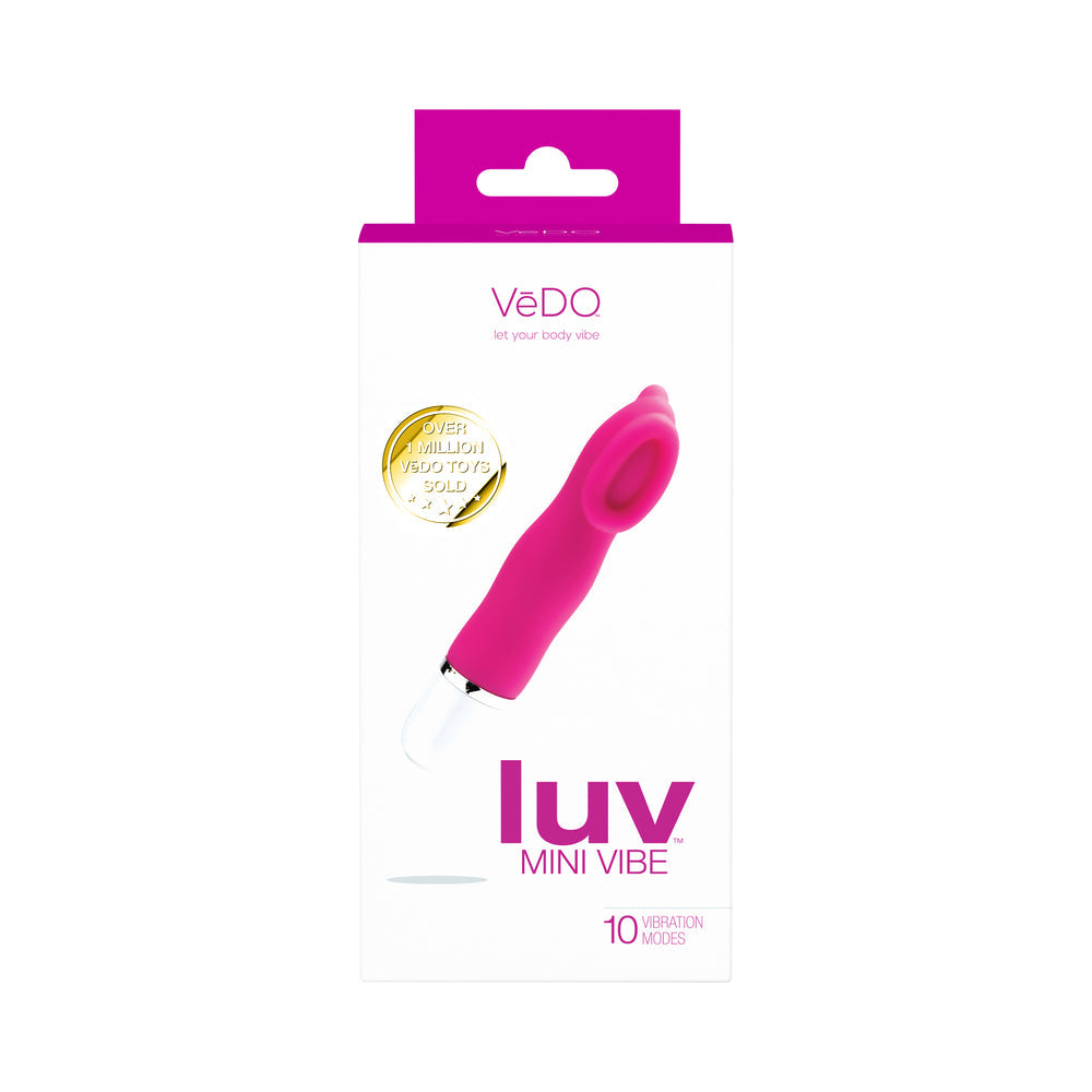 VeDO Luv Mini Vibe Hot In Bed Pink