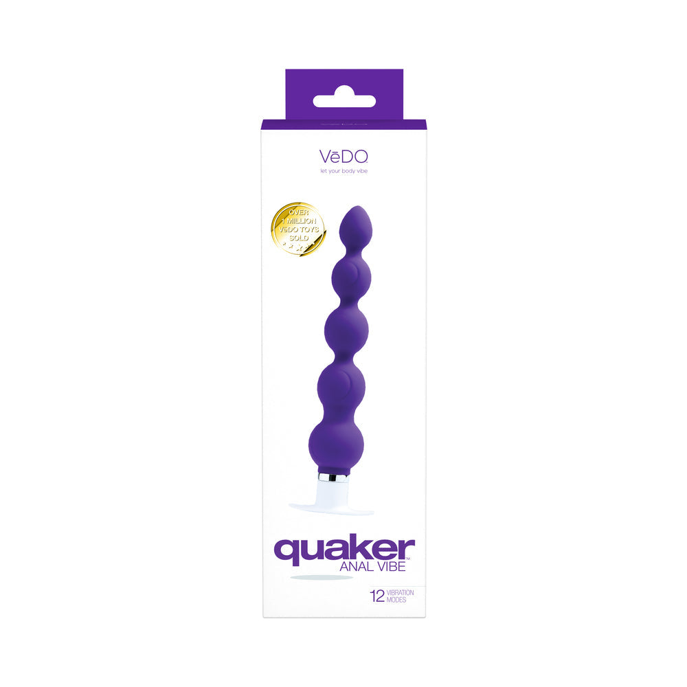 VeDO Quaker Anal Vibe Into You Indigo