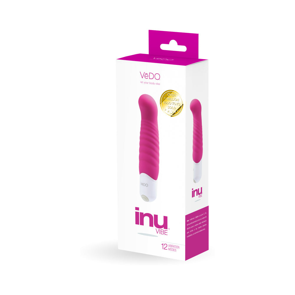 Mini vibrador caliente en la cama VeDO Inu rosa