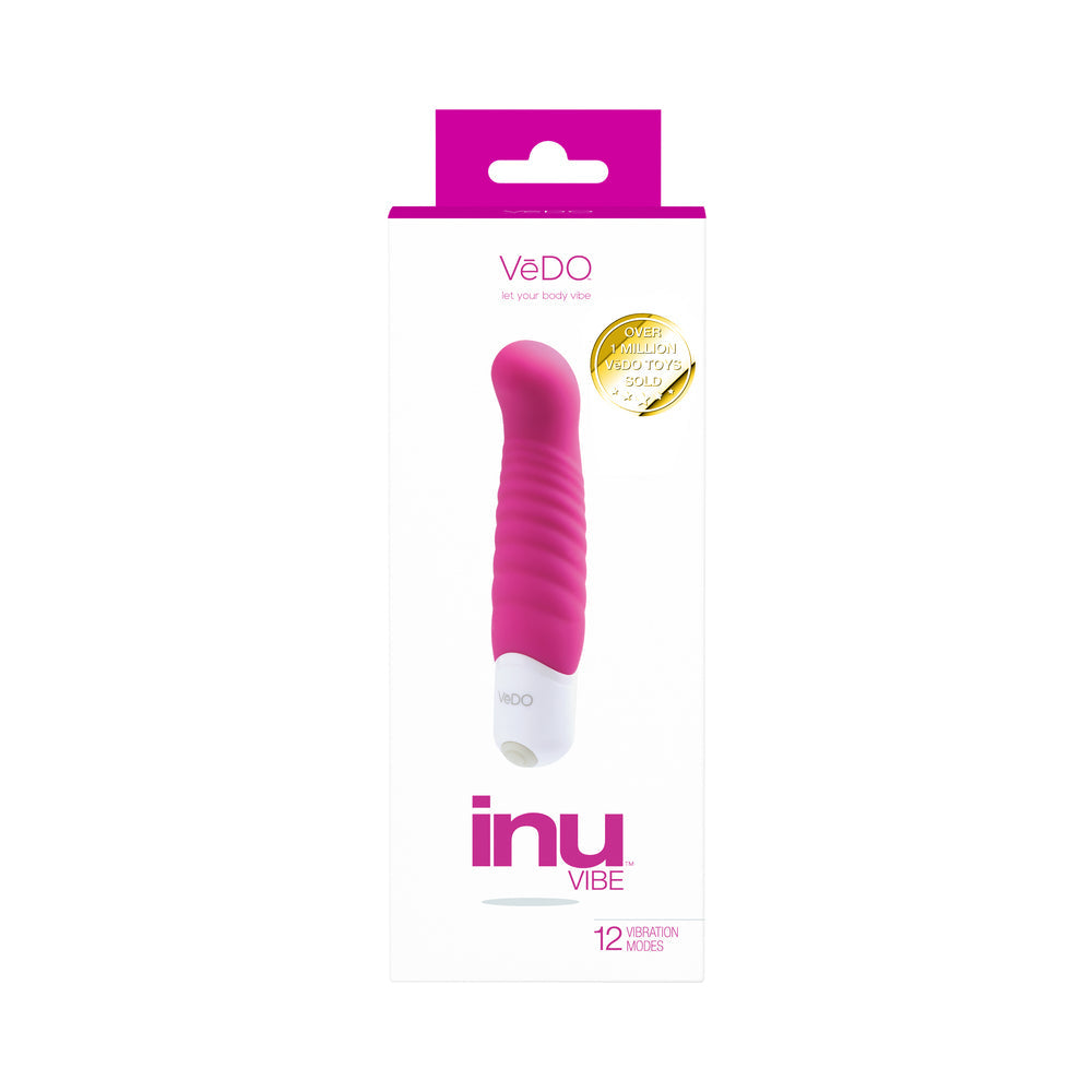 Mini vibrador caliente en la cama VeDO Inu rosa