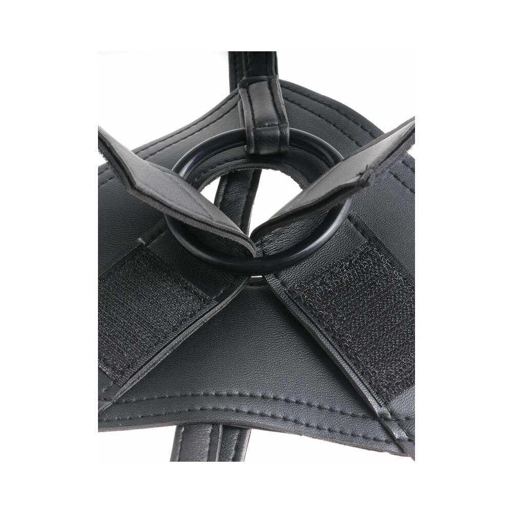 King Cock Strap-On Harness With 7 in. Cock Beige