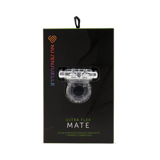 Nu Sensuelle Mate Ultra Flex Couple's Ring Clear