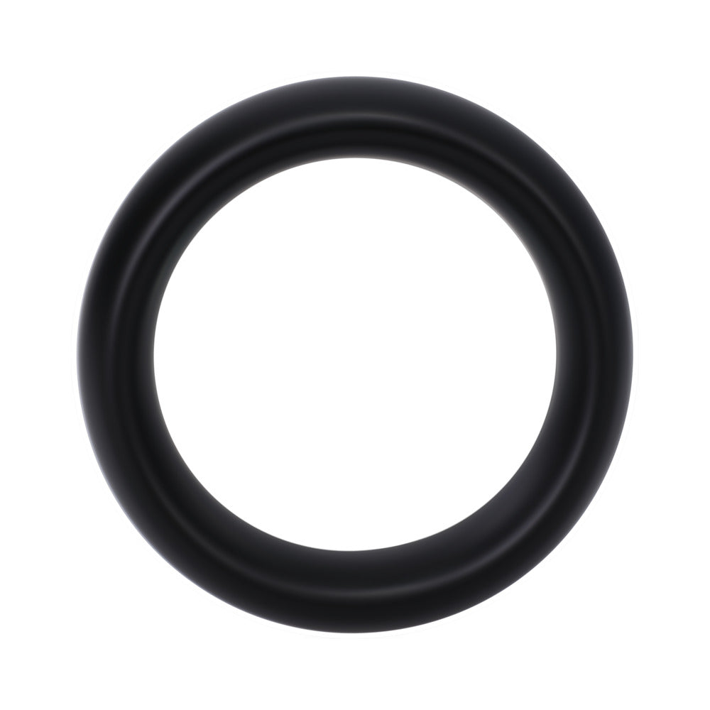 Rock Solid Silicone Black C Ring Large