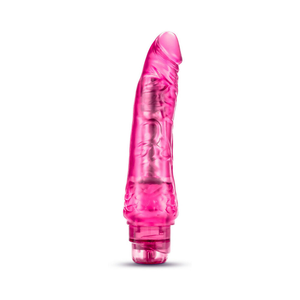 B Yours Vibe 7 Dildo 8.75in Vibr Pink