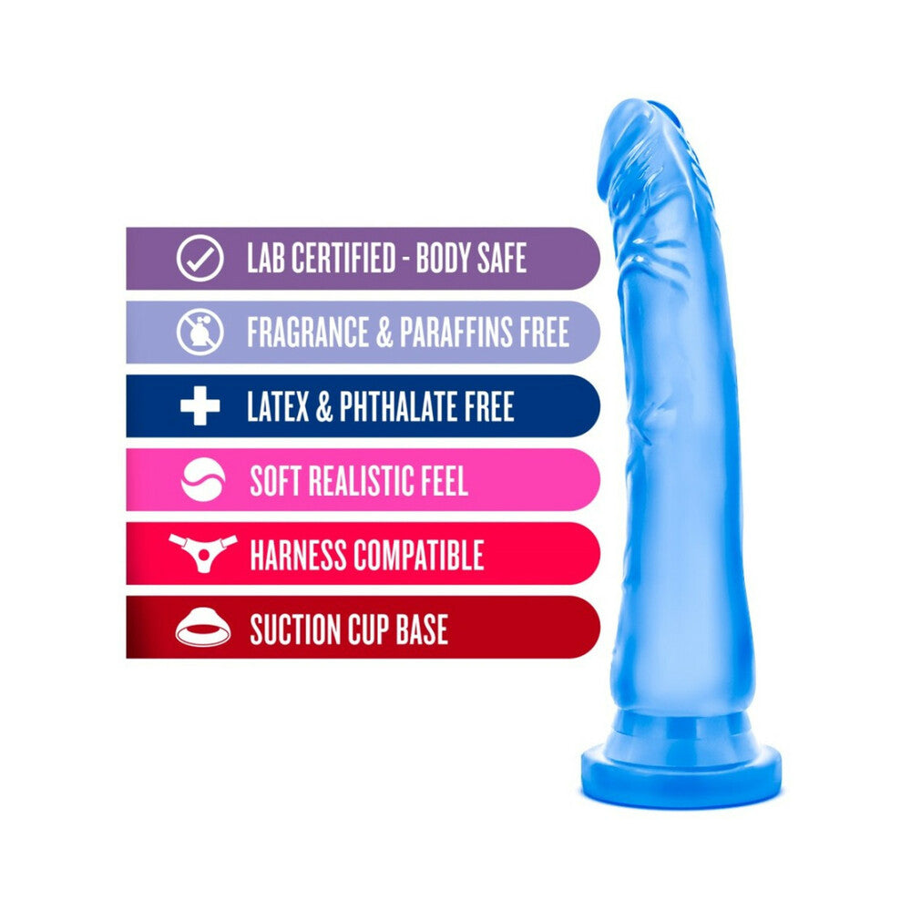 B Yours Sweet n Hard 6 Dildo 8.5in Blue