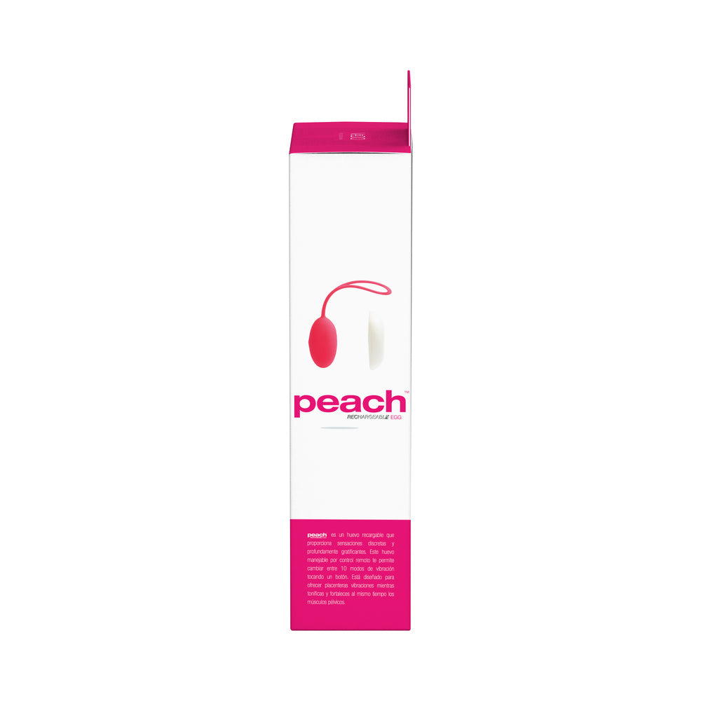 VeDO Peach Rechargeable Egg Vibe Pink